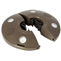 Los mejores  - ION Audio Patio Mate - Luz de sombrilla resistente al agua con altavoces Bluetooth stereo y batería recargable